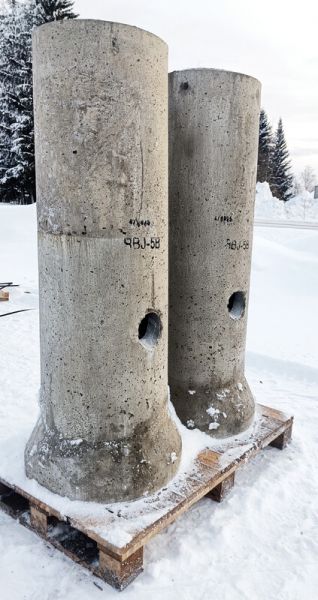 PYLVÄSJALUSTA LUJABETONI RBJ-5B (150-224MM. 8-12M)