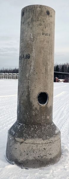 PYLVÄSJALUSTA LUJABETONI RBJ-4.8B (128-168MM. 8-11M)
