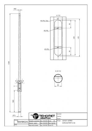 KARTIOPYLVÄS TEHOMET A204SK 4.5m/114mm SUORA