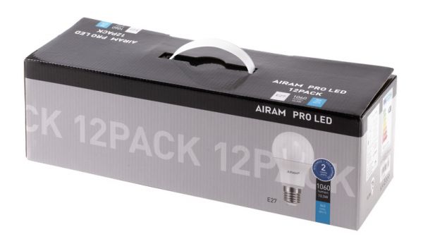 LED-LAMPPU AIRAM MÄYRÄKOIRA A60 830 1060lm E27 OP 12BX