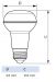 LED-LAMPPU PHILIPS COREPRO LED D 4.5-60W R63 E27 827 36D