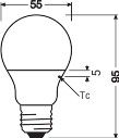 VAKIOLAMPPU LEDVANCE CLA 4,9W/827 470LM E27 OP