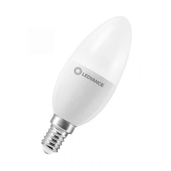 KOHDELAMPPU LEDVANCE CLB 4,9W/827 470LM E14 DIM OP