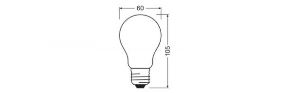 VAKIOLAMPPU LEDVANCE CLA 5,9W/840 806LM E27 FR