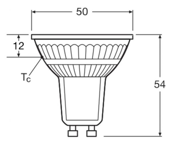 KOHDELAMPPU LEDVANCE PAR16 3,7W/830 350LM GU10 36D