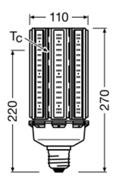 LED-LAMPPU HQL LEDVANCE HQL LED 90W/840 13000LM E40