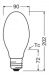 LED-LAMPPU HQL LEDVANCE HQL LED FIL 38W/840 6000LM E40
