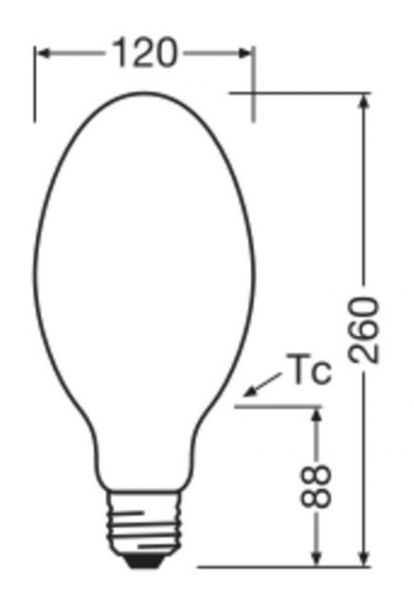 LED-LAMPPU HQL LEDVANCE HQL LED FIL 60W/840 9000LM E40