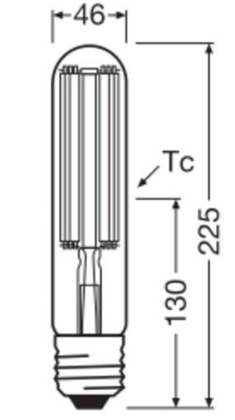 LED-LAMPPU NAV LEDVANCE NAV LED FIL 41W/740 7500LM E40