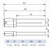 LED-PISTOKANTALAMPPU COREPRO 2G11 830 18W=8W PLL 4P HF