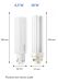 LED-PISTOKANTALAMPPU COREPRO G24Q-2 840 770LM 18W=6.5W PLC
