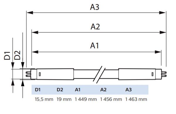 LED-VALOPUTKI T5 MASTER HF 1500MM HO 26W 840 T5 OE