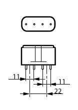 LED-PISTOKANTALAMPPU COREPRO 2G11 830 36W=16.5W PLL 4P HF