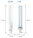 LED-PISTOKANTALAMPPU COREPRO G23 840 7=3.5W PLS 2P EM/230V
