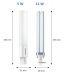 LED-PISTOKANTALAMPPU COREPRO G23 830 9/11=5W PLS 2P EM/230V
