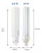 LED-PISTOKANTALAMPPU COREPRO G24D-3 830 26=9W PLC 2P EM230V