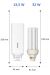 LED-PISTOKANTALAMPPU COREPRO GX24Q-3 830 14W PLT 4P HF/230V