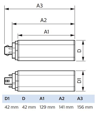 LED-PISTOKANTALAMPPU COREPRO GX24Q-3 830 14W PLT 4P HF/230V