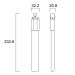 LED-PISTOK.LAMPPU TOLEDO LYNX S11 G23 6W 840 660LM