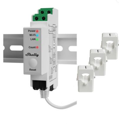 ENERGIAMITTARI DIN SHELLY SHELLY PRO 3EM