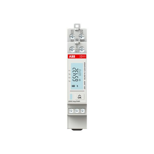 ENERGIAMITTARI DIN ABB 1V, 40A, MID LK.B, PULSSI
