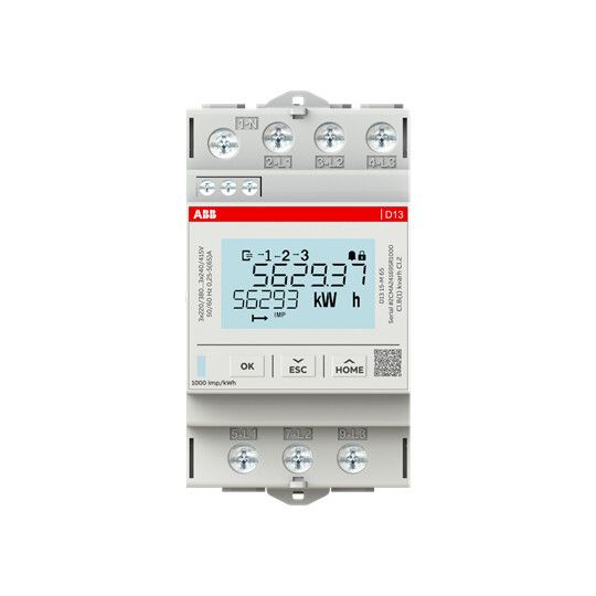 ENERGIAMITTARI DIN ABB 3V, 65A, MID LK.B, PULSSI