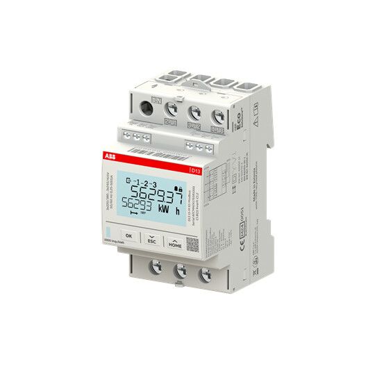ENERGIAMITTARI DIN ABB 3V, 65A, MID LK.B, MODBUS