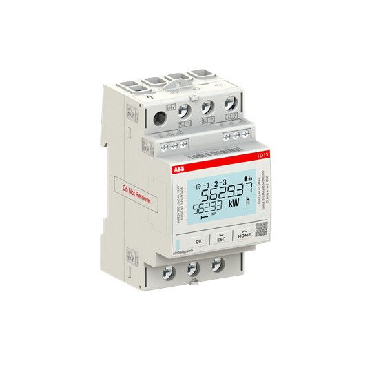 ENERGIAMITTARI DIN ABB 3V, 65A, MID LK.B, M-BUS