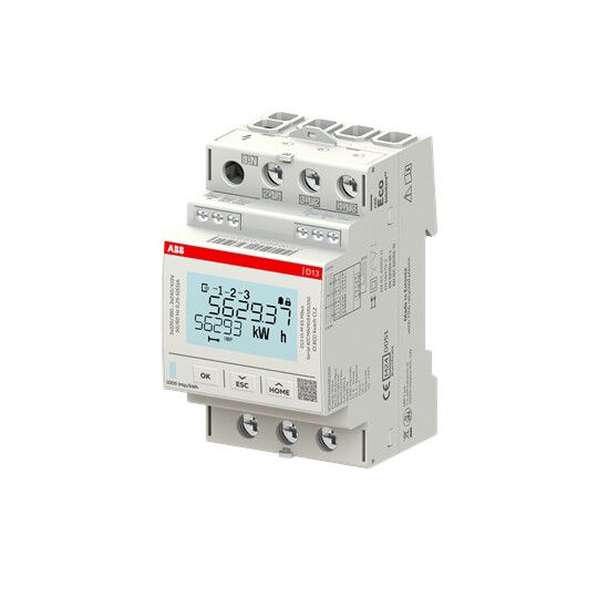 ENERGIAMITTARI DIN ABB 3V, 65A, MID LK.B, M-BUS