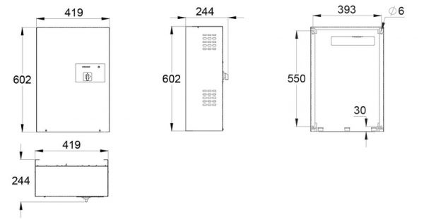 TURVAVALOKESKUS TEKNOWARE TKT3122 24V 4X120W