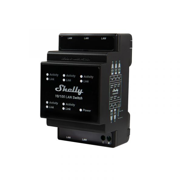 ETHERNET KYTKIN SHELLY SHELLY LAN SWITCH