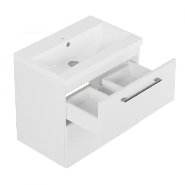 Allaskaappi altaalla Kiba ASTER 60 cm valkoinen