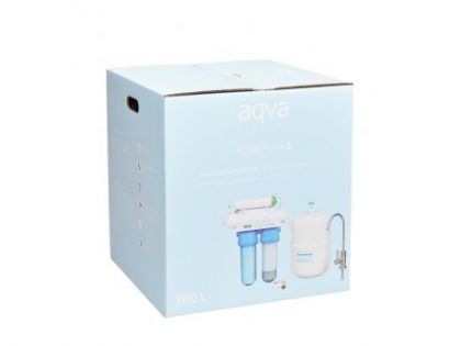 Käänteisosmoosilaite AQVA PURE 2 -paketti juoma- ja ruokavedelle, 16 L/t