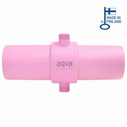 Suihkusuodatin Aqva Fresh, vaaleanpunainen, suodatus raudat ja metallit
