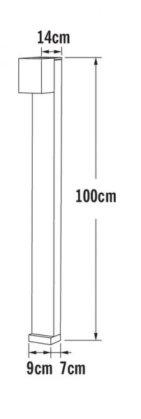 Pollarivalaisin Konstmide Cremona IP54 8W RU