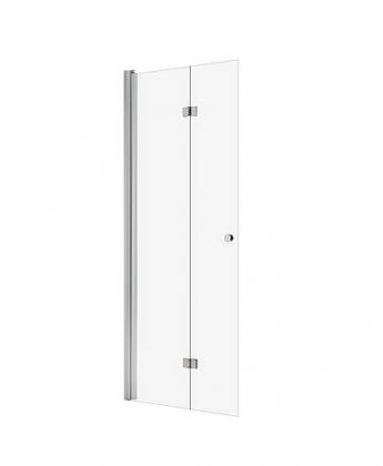 Shower panel B, movable, hinged, clear 195 cm ht