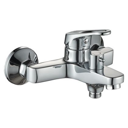 Amme ja suihkusekoittaja Aqva Flux Spout, juoksuputkella kromi