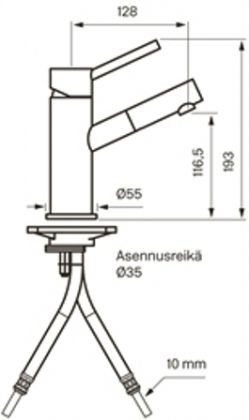 Tapwell Pesuallashana BI071 messinki