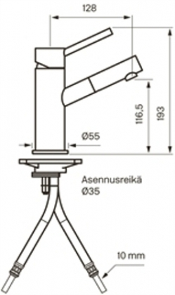 Tapwell Pesuallashana BI071 kupari