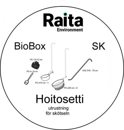 Hoitosetti Raita BioBox rasvakaivolle, saostuskaivolle