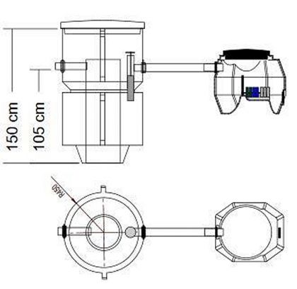 Harmaavesisuodatuspaketti Biobox XL ja saostuskaivo SK600