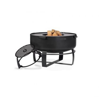 Garden Fire Bowl SET- VIKING XXL 80 cm Grill Plate and Grill Grate