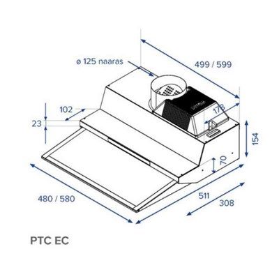 SÄÄDINKUPU VALLOX CAPTO PTC EC 500 VALK.