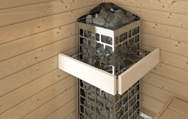 Sauna heater Sawo Cubos NB, 9 kW, integrated control