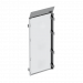Protective cover for Sawo Cubos wall installation, stainless steel