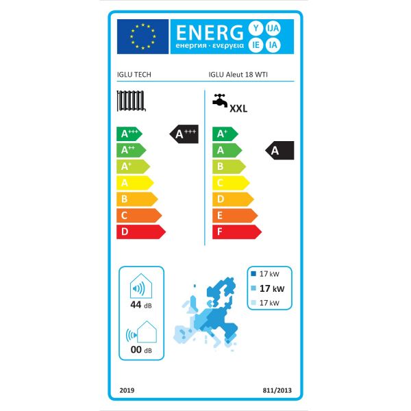 Maalämpöpumppu Iglu Aleut WTI-18, inverter, 5-18kW, vesivaraajalla