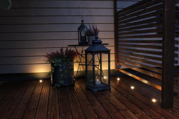 Yleisvalaisin Ensto uppo Deck LED setti EUDL6 SET IP44 LED 4W/830