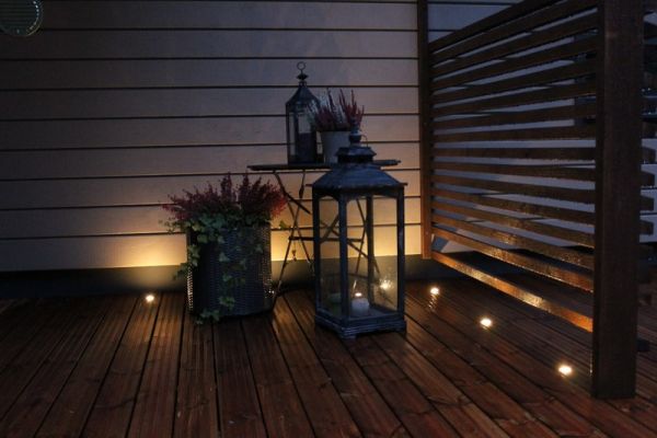 Yleisvalaisin Ensto uppo Deck LED setti EUDL6 SET IP44 LED 4W/830