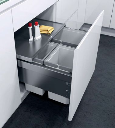 Jätevaunu mekanismi Envi Space 2x16 l jäteastialla M4,5