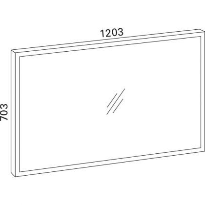 Valopeili Otsoson Evo led 120x70 cm